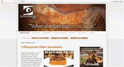 Desktop Screenshot of estilopaleo.com